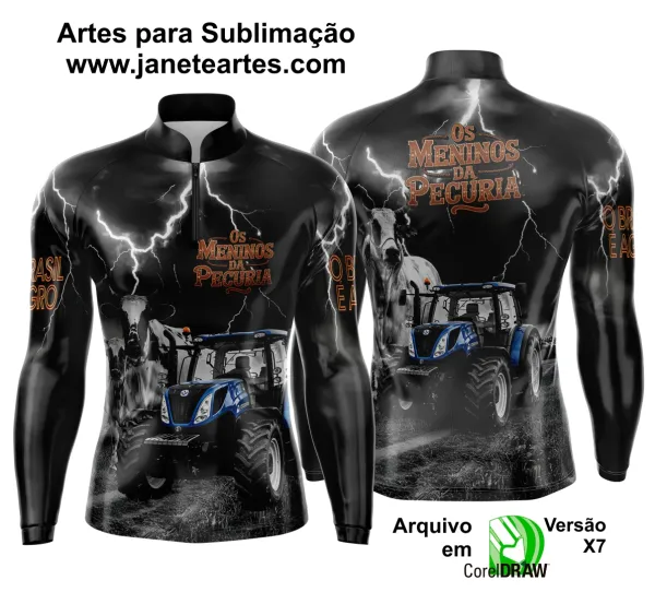 Arte Estampa Camisa Agro 2025 - Template Camisa Agro - 0009