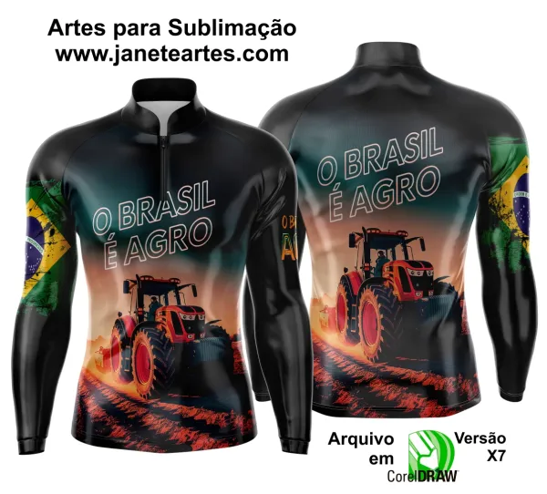 Arte Estampa Camisa Agro 2025 - Template Camisa Agro - 0013