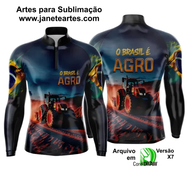 Arte Estampa Camisa Agro 2025 - Template Camisa Agro - 0014