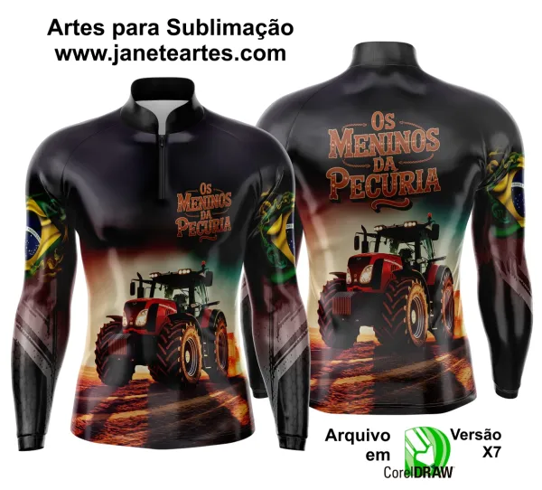 Arte Estampa Camisa Agro 2025 - Template Camisa Agro - 0015