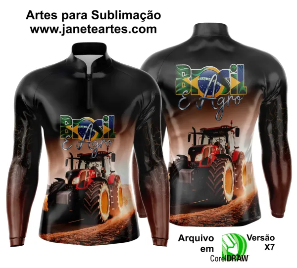 Arte Estampa Camisa Agro 2025 - Template Camisa Agro - 0016