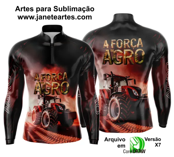 Arte Estampa Camisa Agro 2025 - Template Camisa Agro - 0017