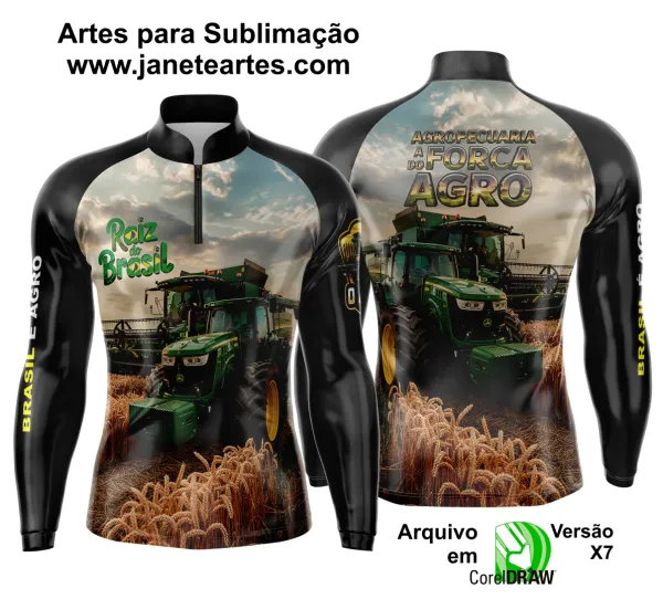 Arte Estampa Camisa Agro 2025 - Template Camisa Agro - 0020