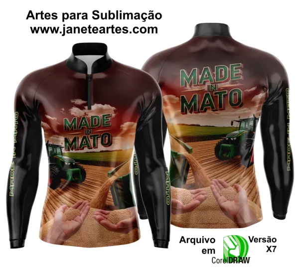Arte Estampa Camisa Agro 2025 - Template Camisa Agro - 0021