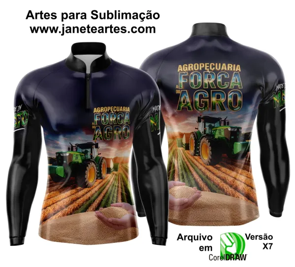 Arte Estampa Camisa Agro 2025 - Template Camisa Agro - 0022