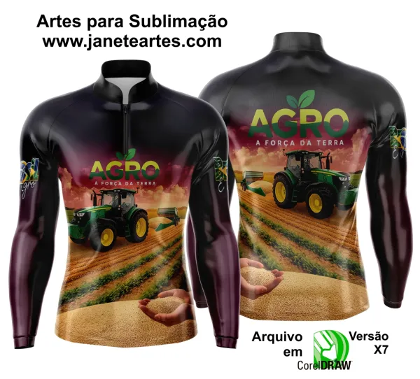Arte Estampa Camisa Agro 2025 - Template Camisa Agro - 0023