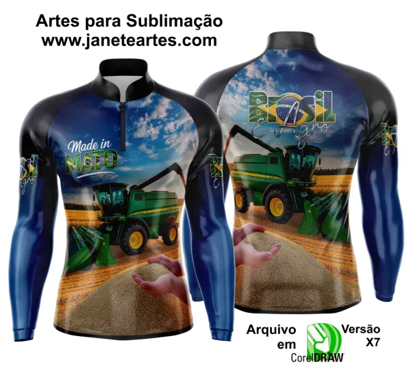 Arte Estampa Camisa Agro 2025 - Template Camisa Agro - 0024