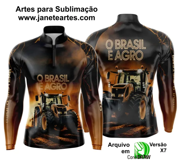 Arte Estampa Camisa Agro 2025 - Template Camisa Agro - 0026