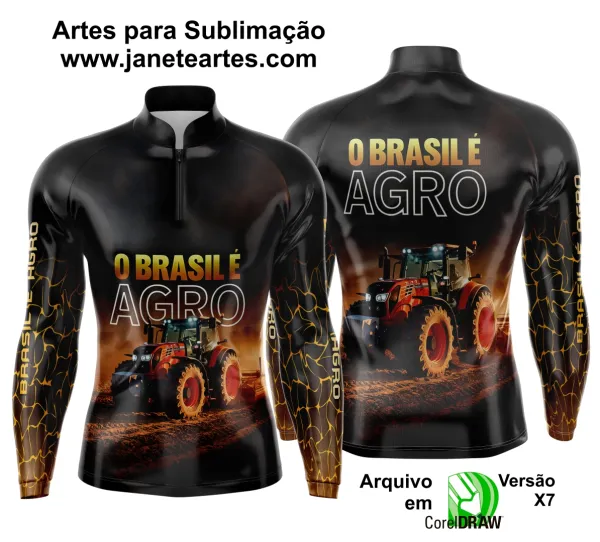 Arte Estampa Camisa Agro 2025 - Template Camisa Agro - 0027