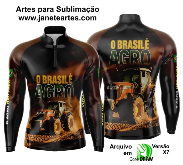 Arte Estampa Camisa Agro 2025 - Template Camisa Agro - 0028