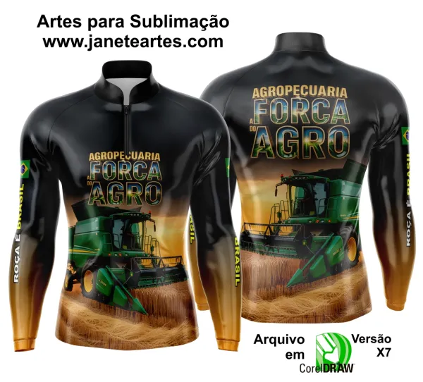 Arte Estampa Camisa Agro 2025 - Template Camisa Agro - 0034