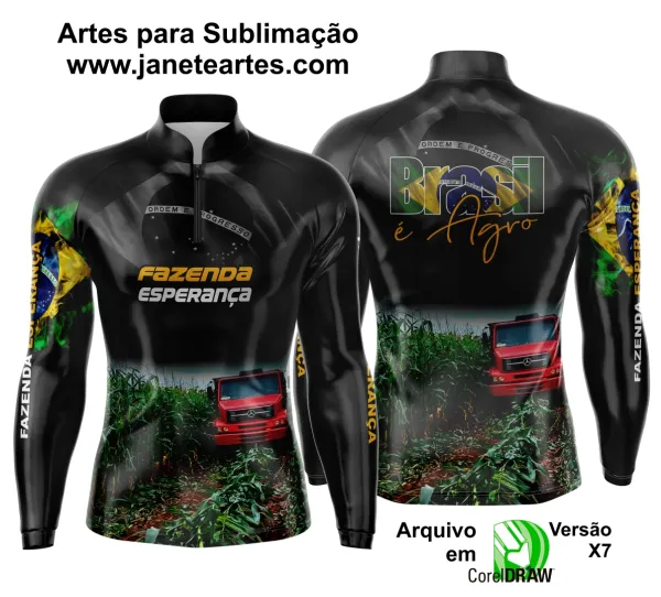 Arte Estampa Camisa Agro 2025 - Template Camisa Agro - 0047