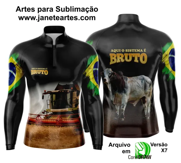 Arte Estampa Camisa Agro 2025 - Template Camisa Agro - 0049
