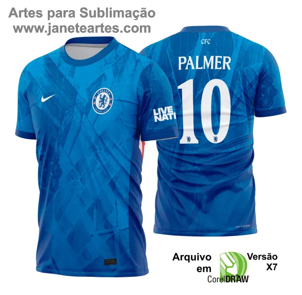 Arte Estampa Camisa Chelsea Titular 2025 - 2026
