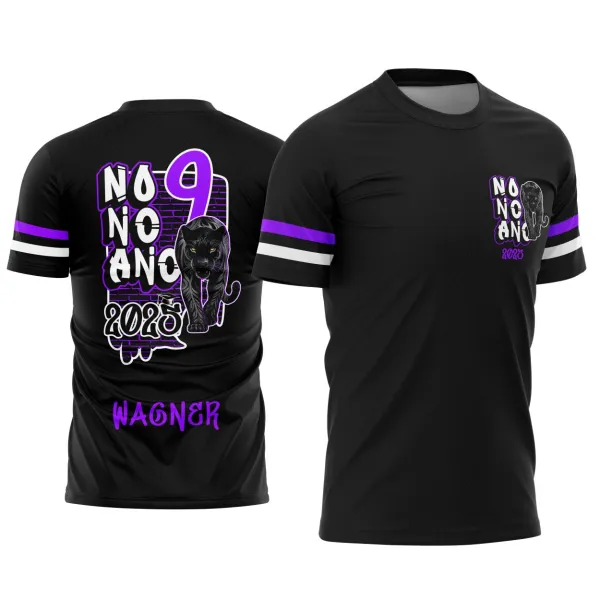 Arte Estampa Camisa Formandos Nono Ano Graffiti Pantera Negra