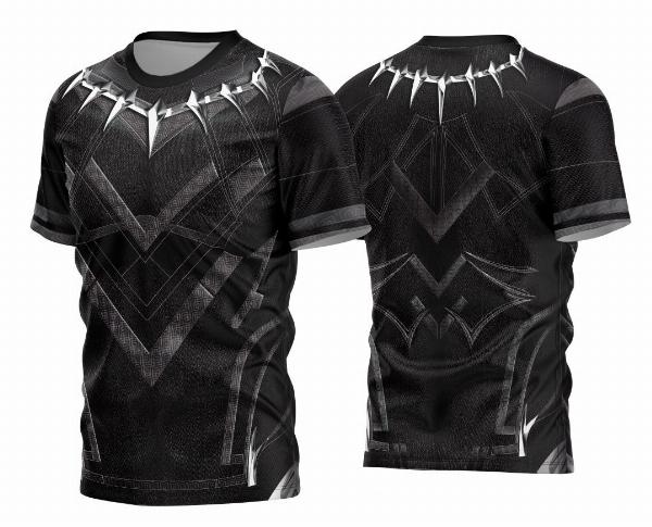 Arte Estampa Camisa Heróis - Pantera Negra