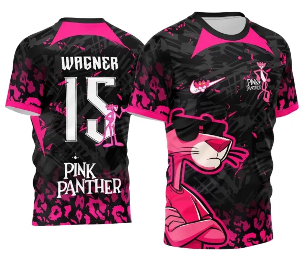 Camisa Interclasse Pantera Cor de Rosa