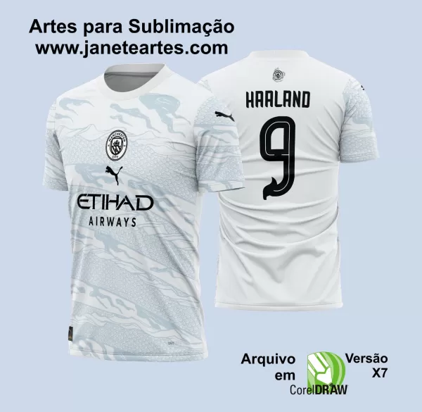 Arte Vetor Camisa Manchester City Year The Dragon 2023 - 2024