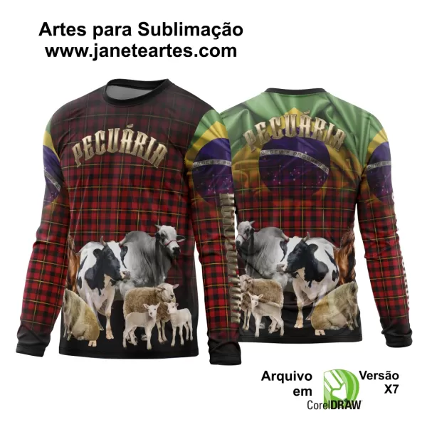 Arte Estampa Camisa Pecuária 2024 - Modelo 01