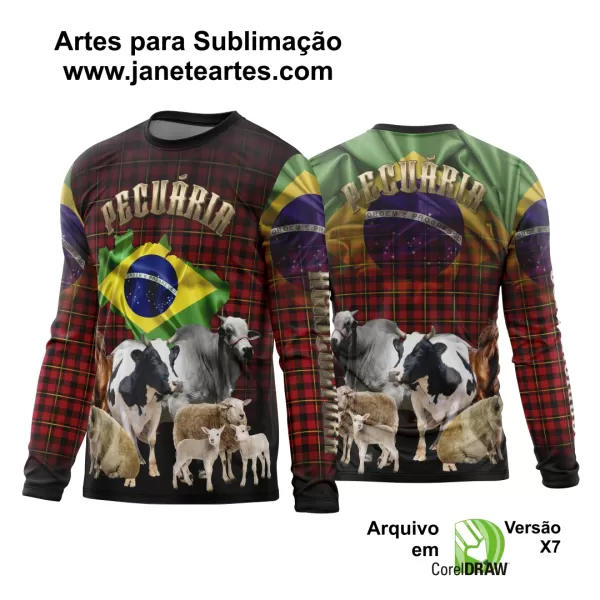 Arte Estampa Camisa Pecuária 2024 - Modelo 02