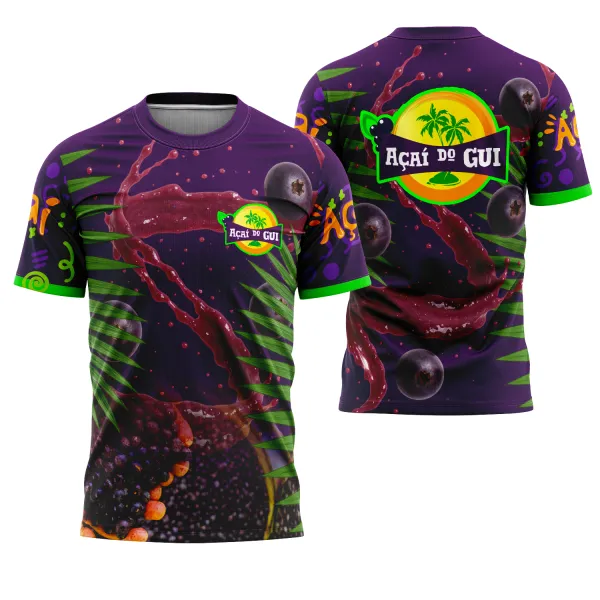 Arte Estampa Camisa Profissão - Açaí 2025