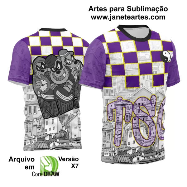 Arte Estampa Camisa Quebrada 2024