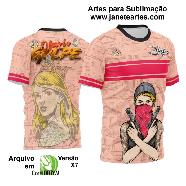 Arte Estampa Camisa Quebrada 2024