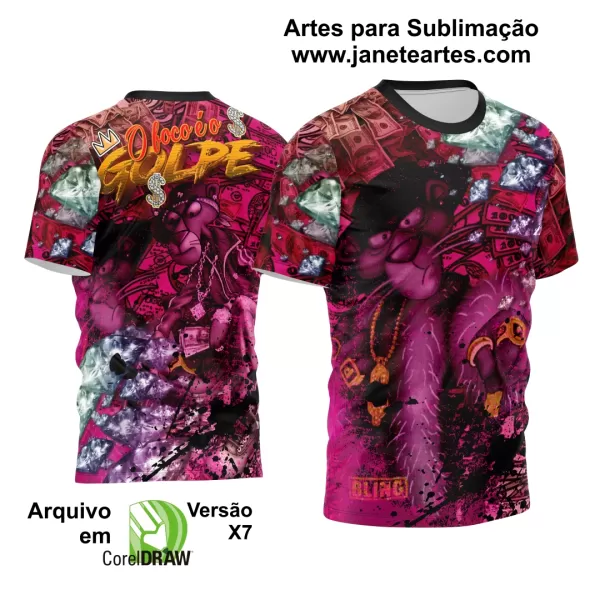 Arte Estampa Camisa Quebrada 2024