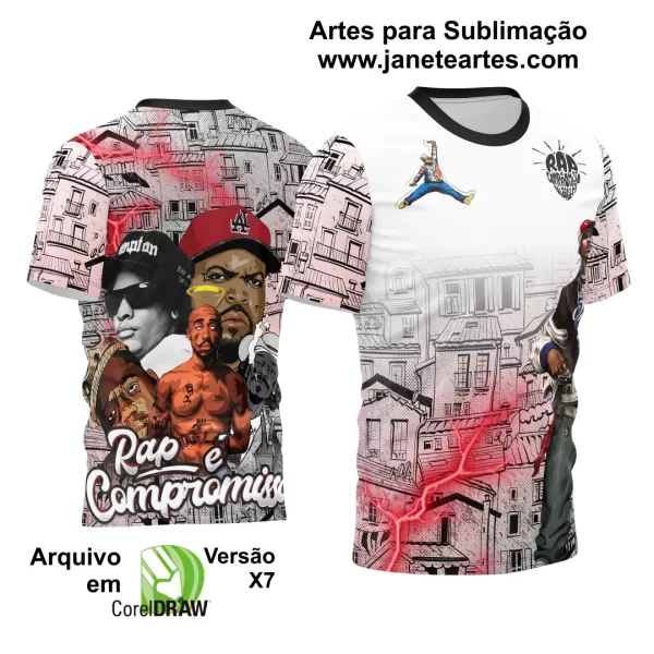 Arte Estampa Camisa Quebrada 2024