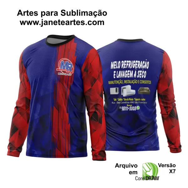 Arte Estampa Camisa Refrigeração Ar Condicionado 2024 - Modelo 02