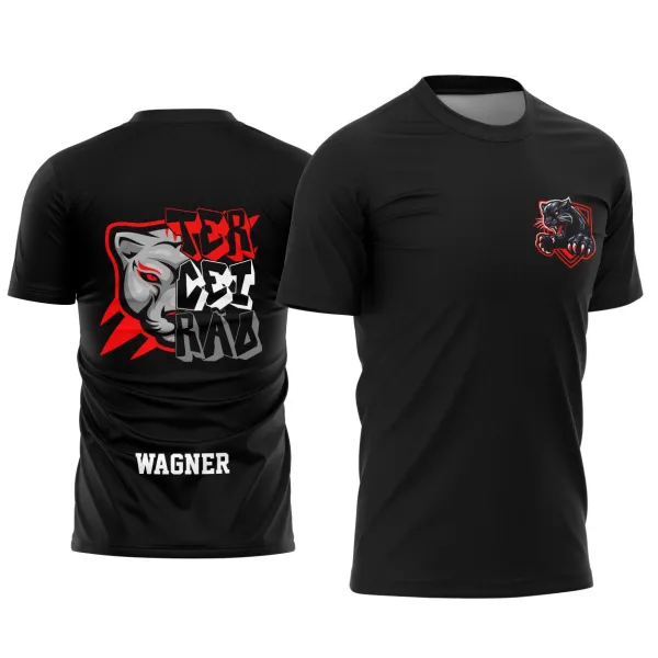 Arte Estampa Camisa Terceirão Pantera Negra