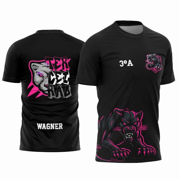 Arte Estampa Camisa Terceirão Pantera Negra