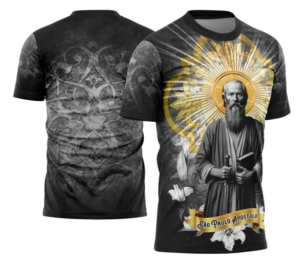 Arte Estampa - Camisa de Religião - São Paulo Apóstolo 2025