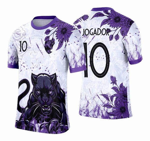 Arte Template Camisa Branca de Interclasse 2025 - Pantera Negra