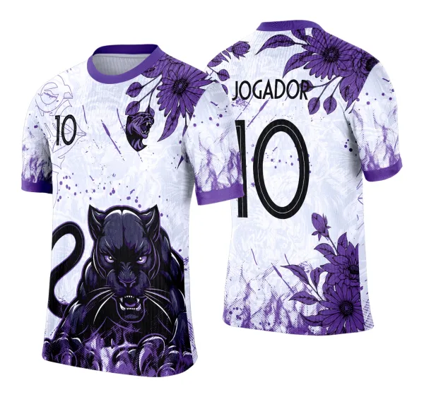 Arte Template Camisa Branca de Interclasse 2025 - Pantera Negra