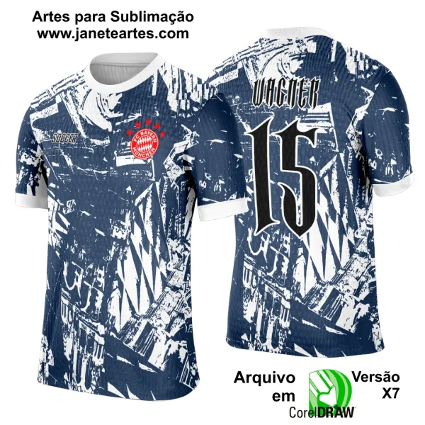 Arte Template Camisa Interclasse Bayern Munchen - 0155