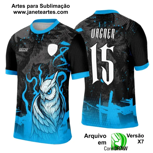 Arte Template Camisa Interclasse Coruja - 0052