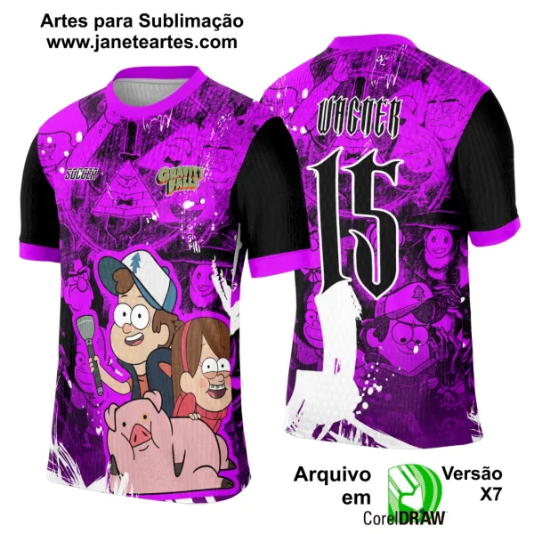 Arte Template Camisa Interclasse Desenho - 0046