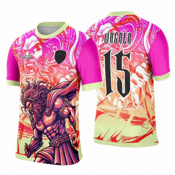 Arte Template Camisa Interclasse Deus Grego da Gerra - 0118