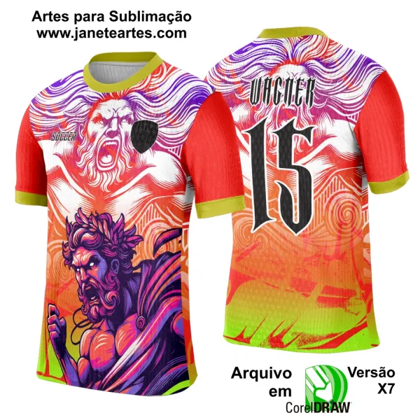 Arte Template Camisa Interclasse Deus Grego- 0117