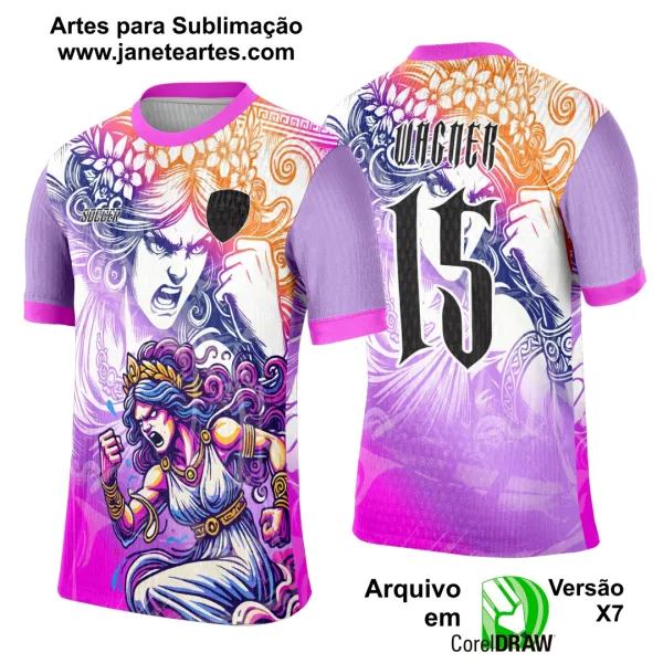 Arte Template Camisa Interclasse Deusa Grega - 0116