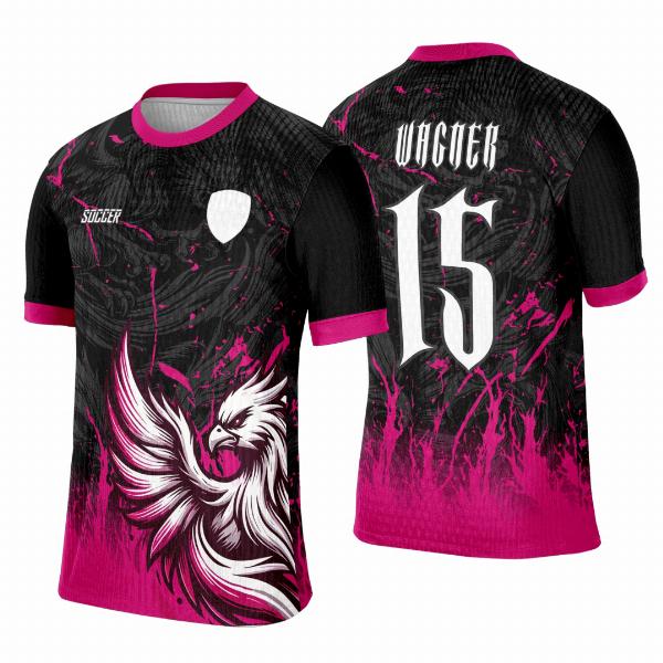 Arte Template Camisa Interclasse Fênix Chama Rosa - 0087 Arte Template Camisa Interclasse Fênix Chama Rosa - 0087