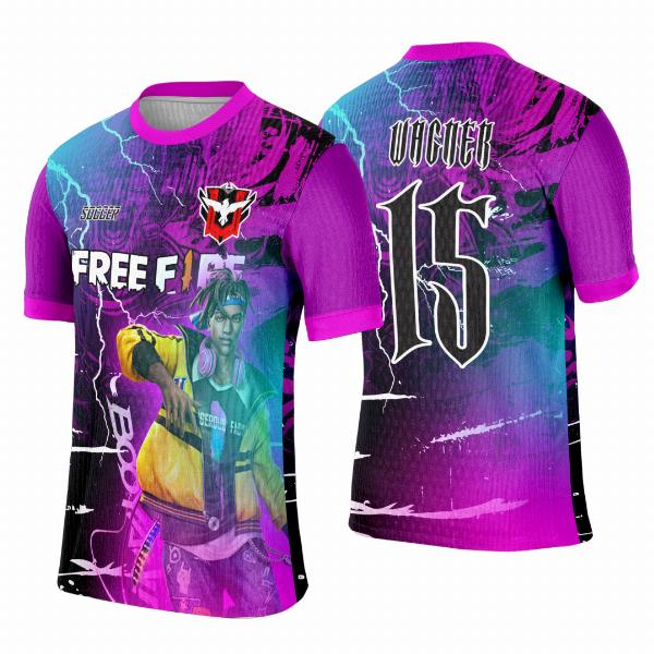 Arte Template Camisa Interclasse Free Fire - 0104