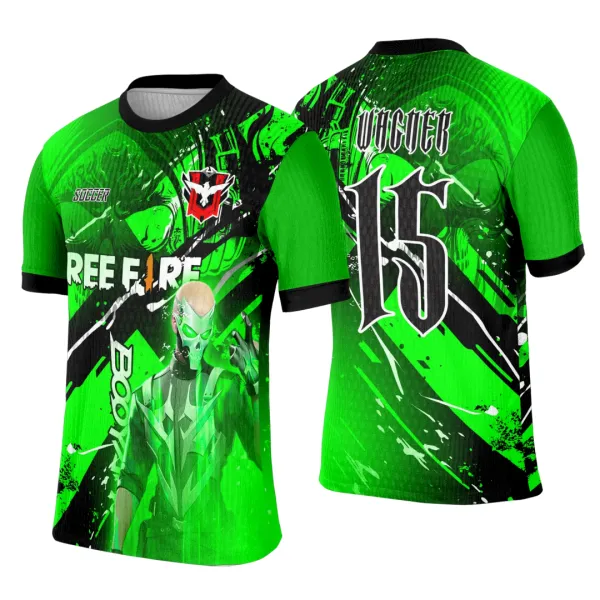 Arte Template Camisa Interclasse Free Fire - 0105