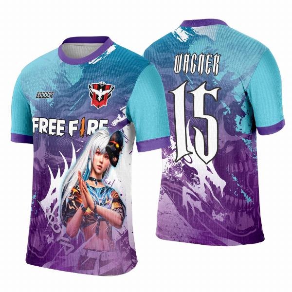 Arte Template Camisa Interclasse Free Fire - 0106