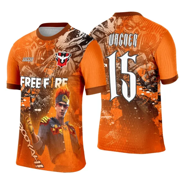 Arte Template Camisa Interclasse Free Fire - 0107