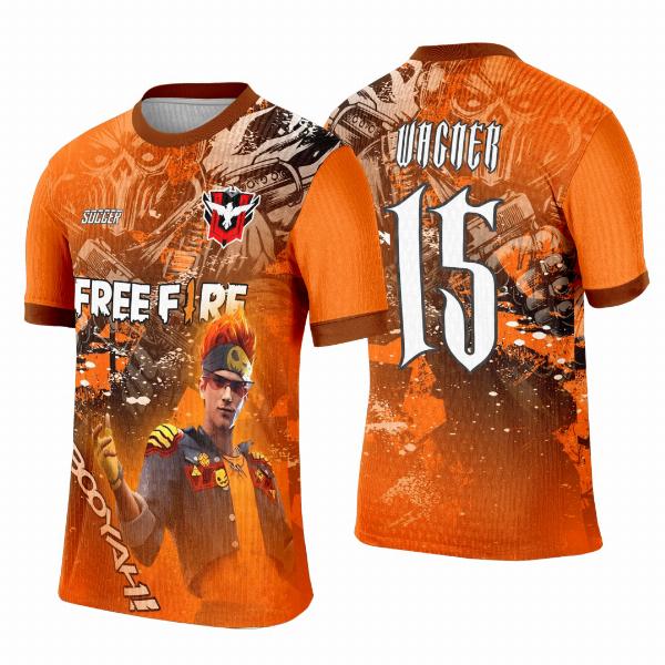 Arte Template Camisa Interclasse Free Fire - 0107