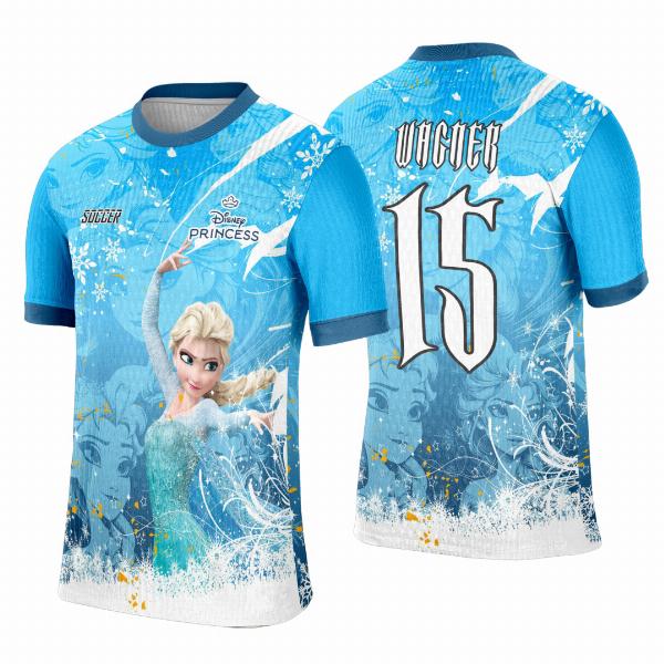 Arte Template Camisa Interclasse Frozen Elsa- 0113