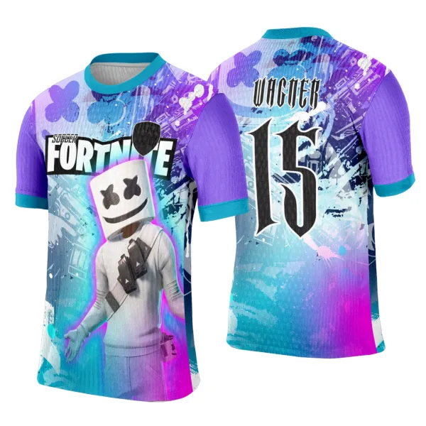 Arte Template Camisa Interclasse Game Fortnite - 0109