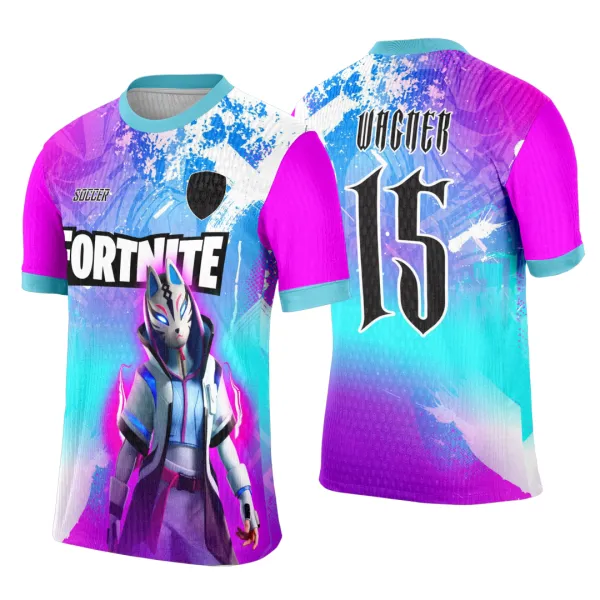 Arte Template Camisa Interclasse Game Fortnite - 0112